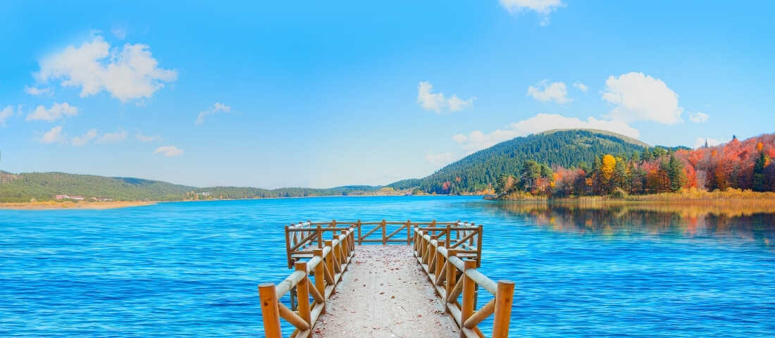 29 Ekim tatilinde Abant ve Sapanca göl kenarında sonbahar manzarası