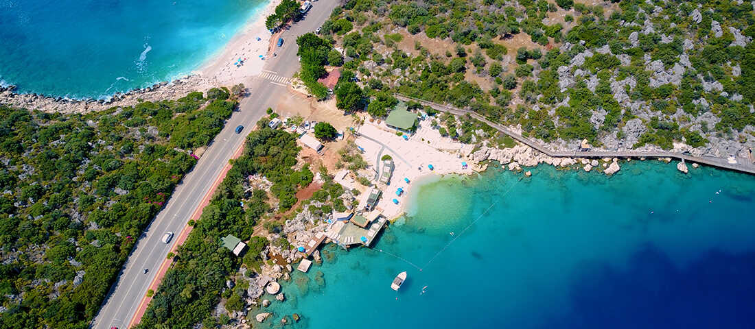 İnceboğaz Plajı - Kaş'ta eşsiz bir coğrafi deneyim