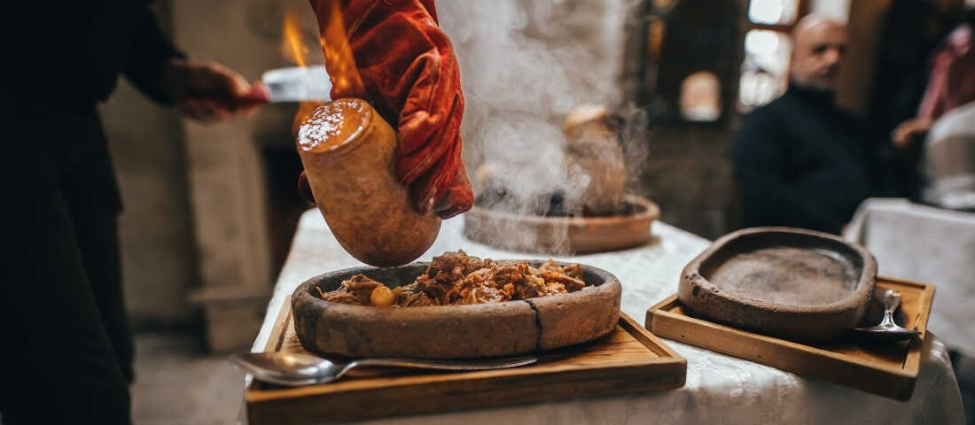 Kapadokya’da testi kebabı ve yöresel şarap rotaları