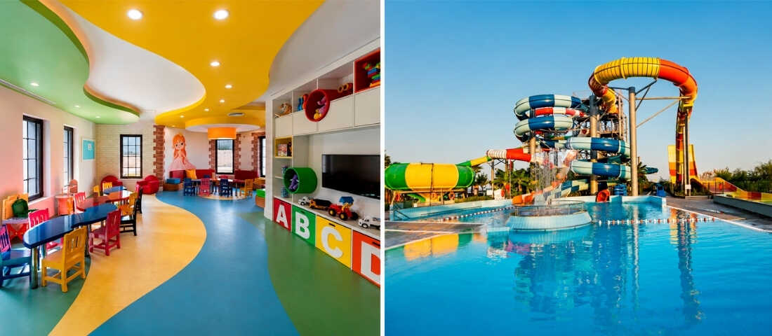 Limak Cyprus Deluxe Hotel'de çocuk kulüpleri ve aquaparklı aile tatili